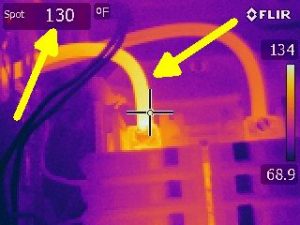 Use of cheap thermovision camera in electricity