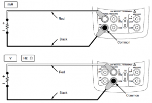 Working with fluke voltage calibrator 726
