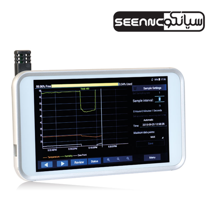 رطوبت سنج و دماسنج دیجیتال تماسی دو کاناله آزمایشگاهی CEM DT-1700