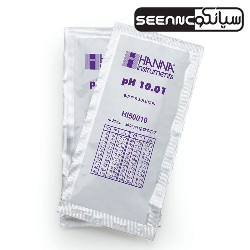 ساشه محلول بافر pH 10.01 استاندارد کالیبراسیون هانا HI50010-02