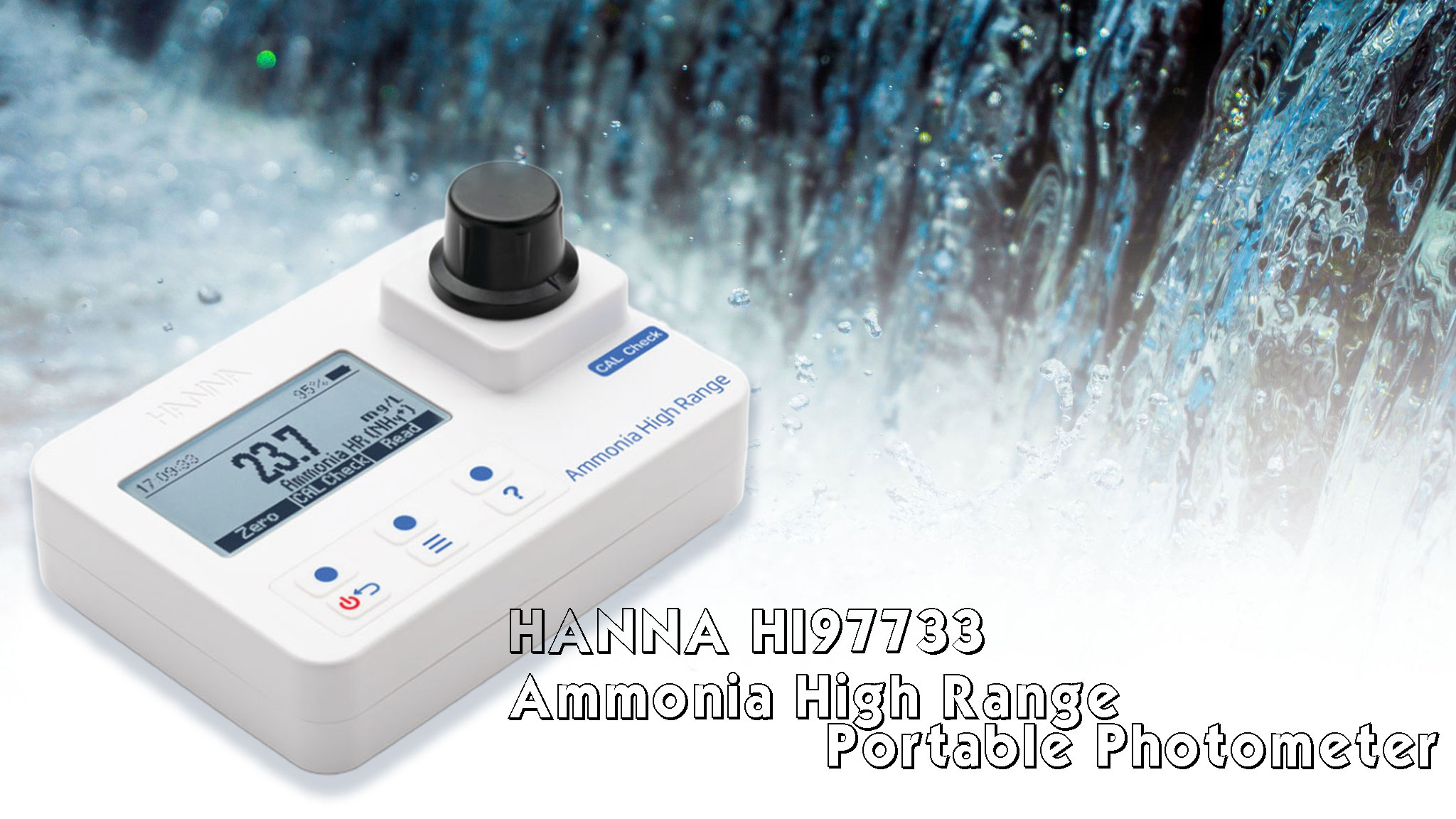 فوتومتر|نورسنج آمونیاک پرتابل و رومیزی هانا امریکا مدل HANNA HI97733