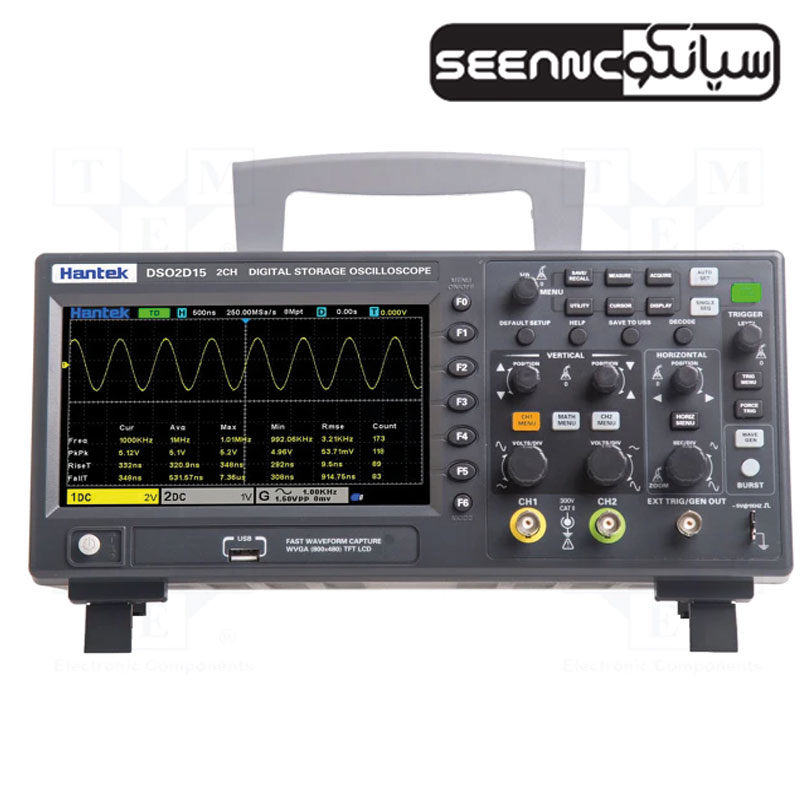 اسیلوسکوپ دیجیتال ارزان قیمت Hantek DSO2D15