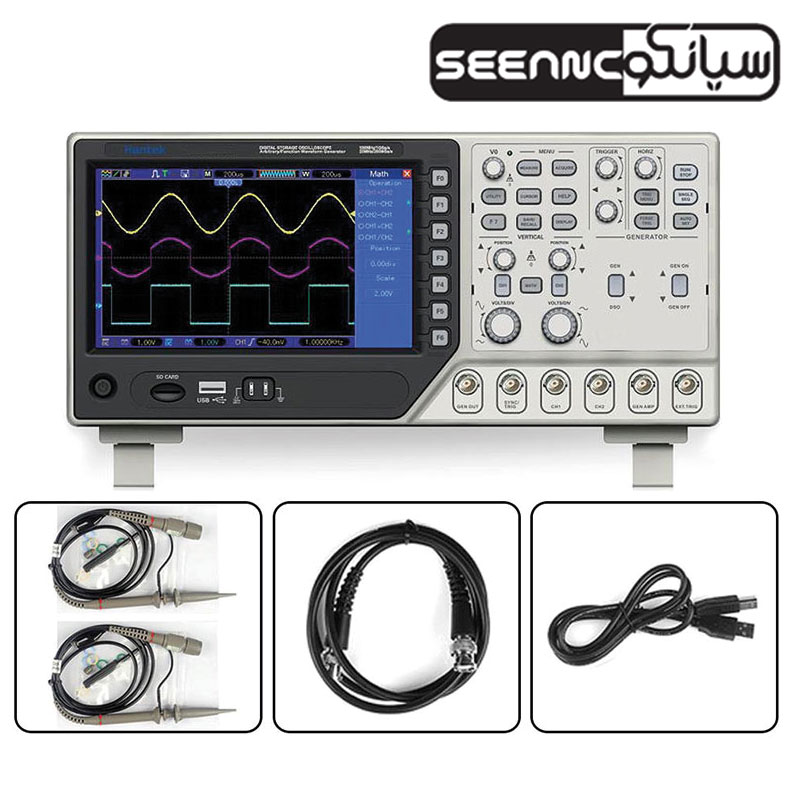 اسیلوسکوپ و فانکشن ژنراتور دیجیتال هانتک سری DSO4000C