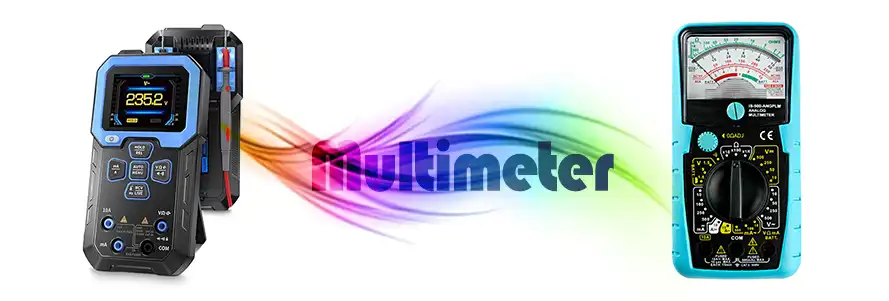 مولتی متر آنالوگ و دیجیتال